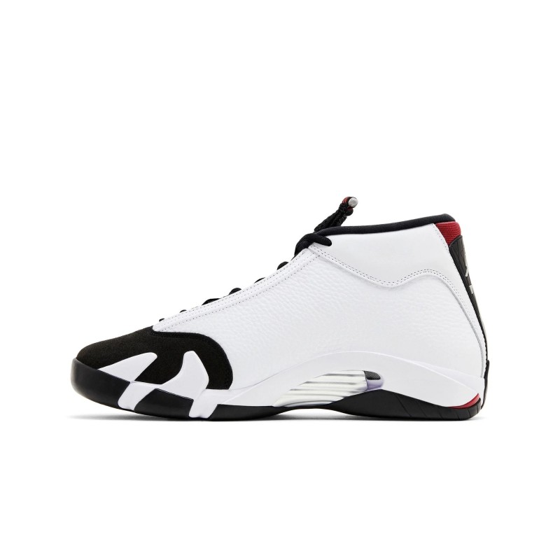Air Jordan 14 Texture Blanc/Rouge Tactile