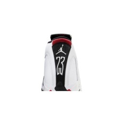 Air Jordan 14 Texture Blanc/Rouge Tactile
