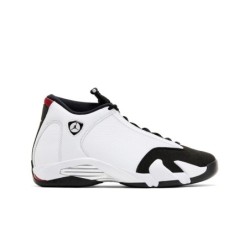 Air Jordan 14 Texture Blanc/Rouge Tactile