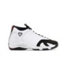 Air Jordan 14 Texture Blanc/Rouge Tactile
